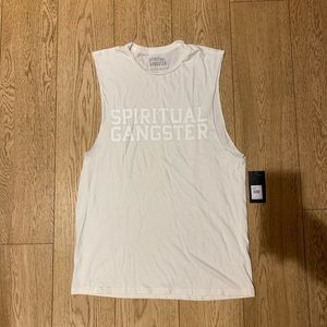 Spiritual Gangster sleeveless varsity tank